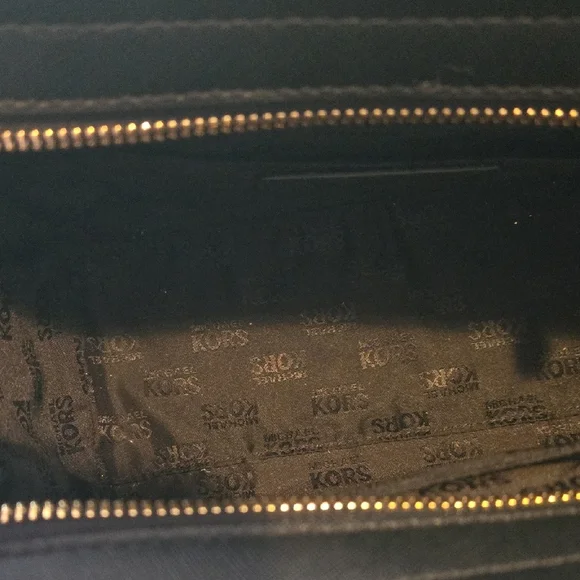 Michael Kors Black Satchel with Gold Hardware - Picture 4 of 11